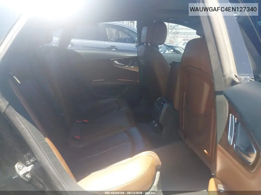 2014 Audi A7 3.0T Premium Plus VIN: WAUWGAFC4EN127340 Lot: 45348194