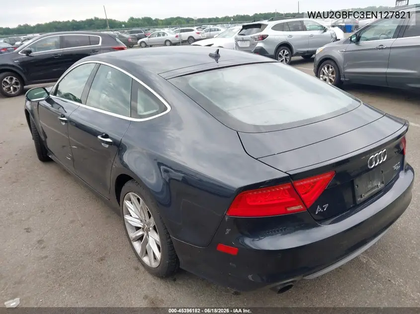 2014 Audi A7 3.0T Premium Plus VIN: WAU2GBFC3EN127821 Lot: 45396182