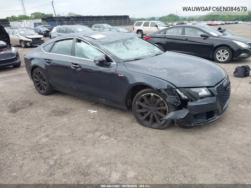 2014 Audi A7 3.0T Premium Plus VIN: WAUWGAFC6EN084670 Lot: 45413462