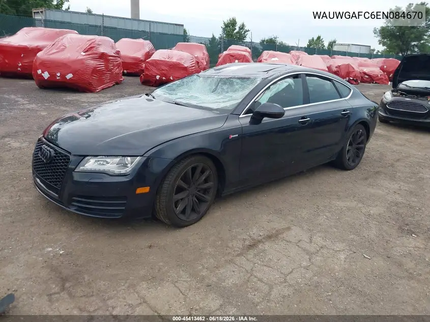 2014 Audi A7 3.0T Premium Plus VIN: WAUWGAFC6EN084670 Lot: 45413462