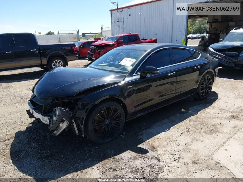 2014 Audi A7 3.0T Premium Plus VIN: WAUWGAFC3EN062769 Lot: 45435304
