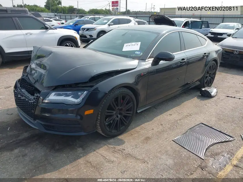 2014 Audi A7 3.0T Premium Plus VIN: WAU2GAFCXEN020811 Lot: 45479474
