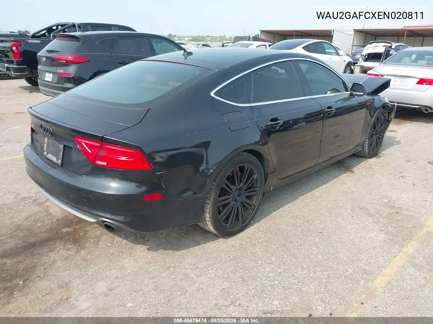 2014 Audi A7 3.0T Premium Plus VIN: WAU2GAFCXEN020811 Lot: 45479474