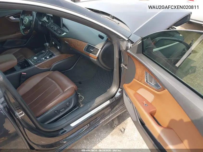 2014 Audi A7 3.0T Premium Plus VIN: WAU2GAFCXEN020811 Lot: 45479474