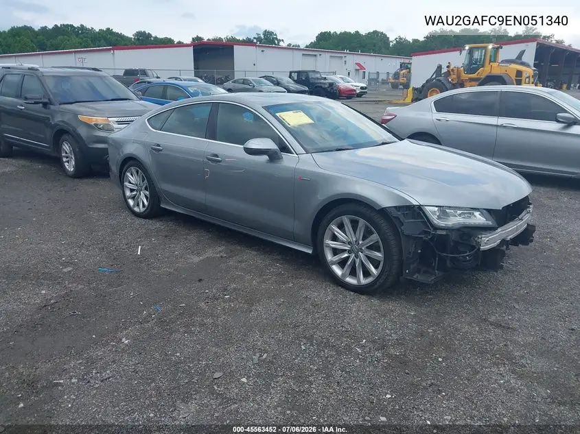 2014 Audi A7 3.0T Premium Plus VIN: WAU2GAFC9EN051340 Lot: 45563452