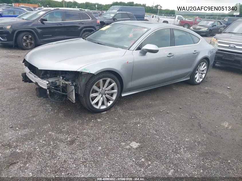 2014 Audi A7 3.0T Premium Plus VIN: WAU2GAFC9EN051340 Lot: 45563452