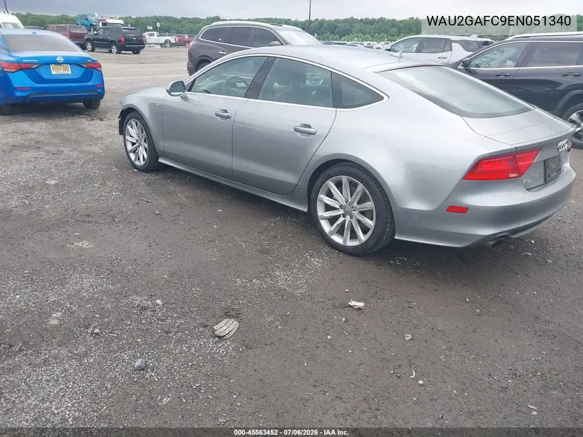2014 Audi A7 3.0T Premium Plus VIN: WAU2GAFC9EN051340 Lot: 45563452