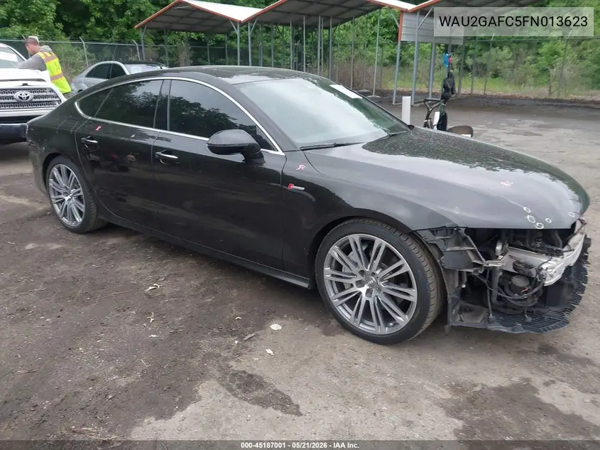 2015 Audi A7 3.0T Premium Plus VIN: WAU2GAFC5FN013623 Lot: 45187001