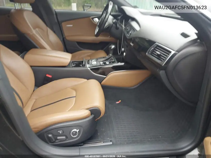2015 Audi A7 3.0T Premium Plus VIN: WAU2GAFC5FN013623 Lot: 45187001