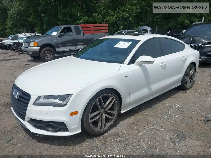 2015 Audi A7 3.0 Tdi Premium Plus VIN: WAU2MAFC8FN039352 Lot: 45370214