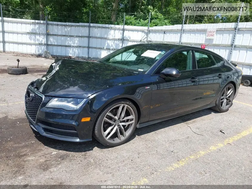 2015 Audi A7 3.0 Tdi Premium Plus VIN: WAU2MAFCXFN008717 Lot: 45481615