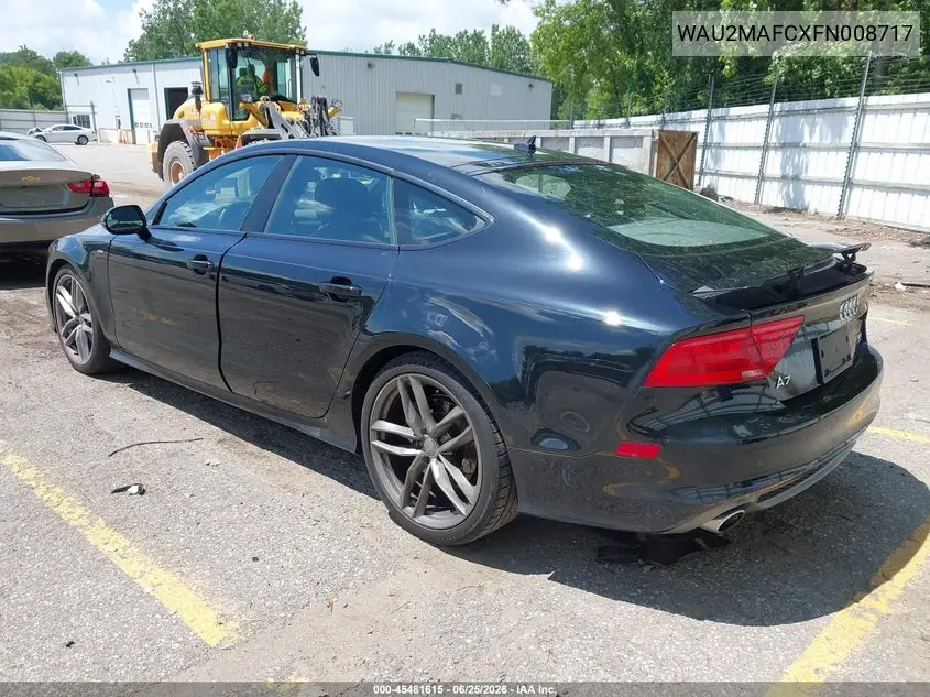 2015 Audi A7 3.0 Tdi Premium Plus VIN: WAU2MAFCXFN008717 Lot: 45481615