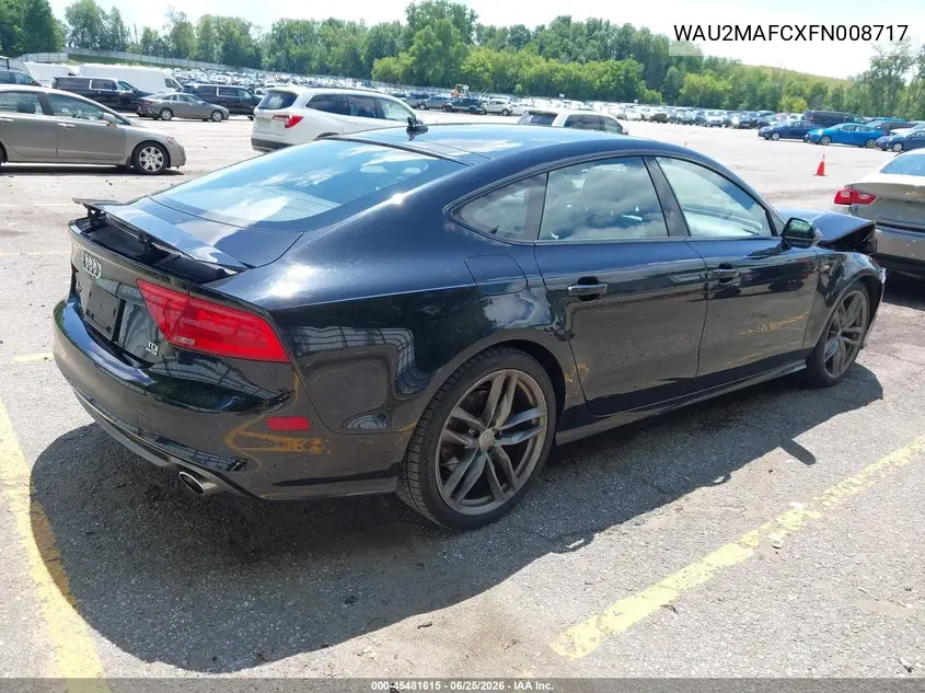2015 Audi A7 3.0 Tdi Premium Plus VIN: WAU2MAFCXFN008717 Lot: 45481615