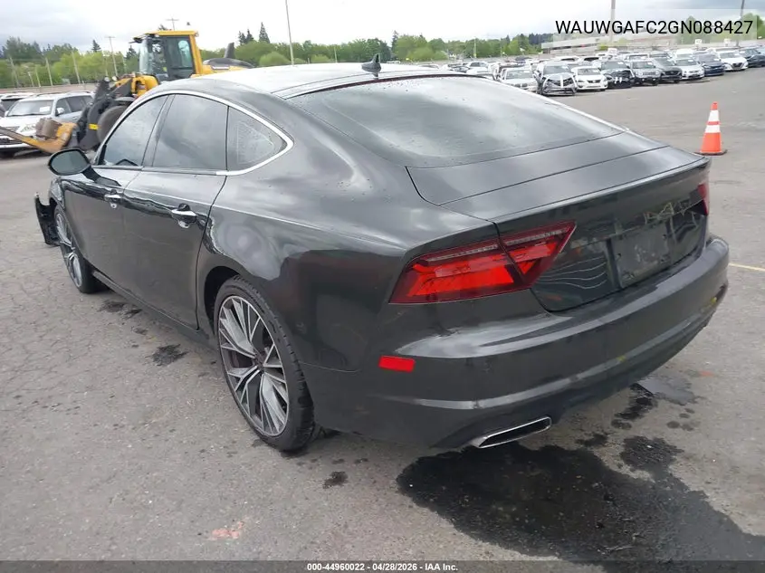 2016 Audi A7 3.0T Premium Plus VIN: WAUWGAFC2GN088427 Lot: 44960022