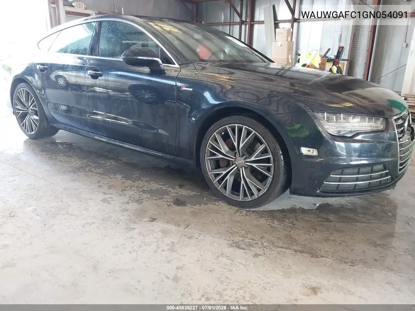 2016 Audi A7 3.0 Premium Plus VIN: WAUWGAFC1GN054091 Lot: 45536227