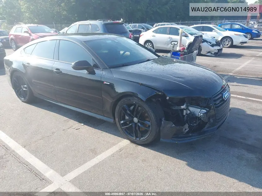 2016 Audi A7 3.0 Prestige VIN: WAU2GAFC6GN014989 Lot: 45563957