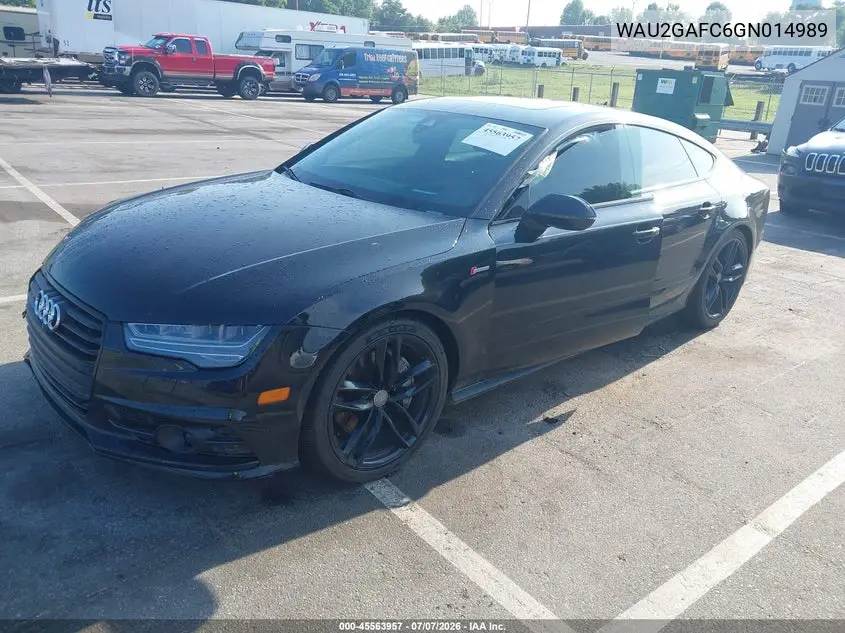 2016 Audi A7 3.0 Prestige VIN: WAU2GAFC6GN014989 Lot: 45563957