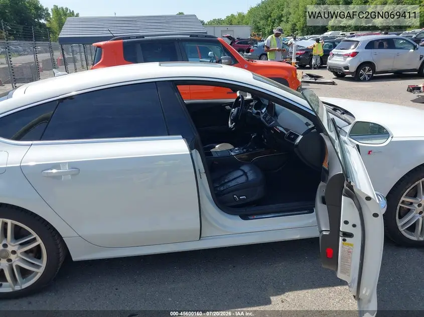 2016 Audi A7 3.0 Premium Plus VIN: WAUWGAFC2GN069411 Lot: 45600160