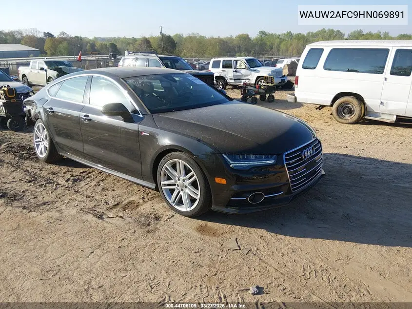 2017 Audi A7 3.0T Premium Plus VIN: WAUW2AFC9HN069891 Lot: 44706109