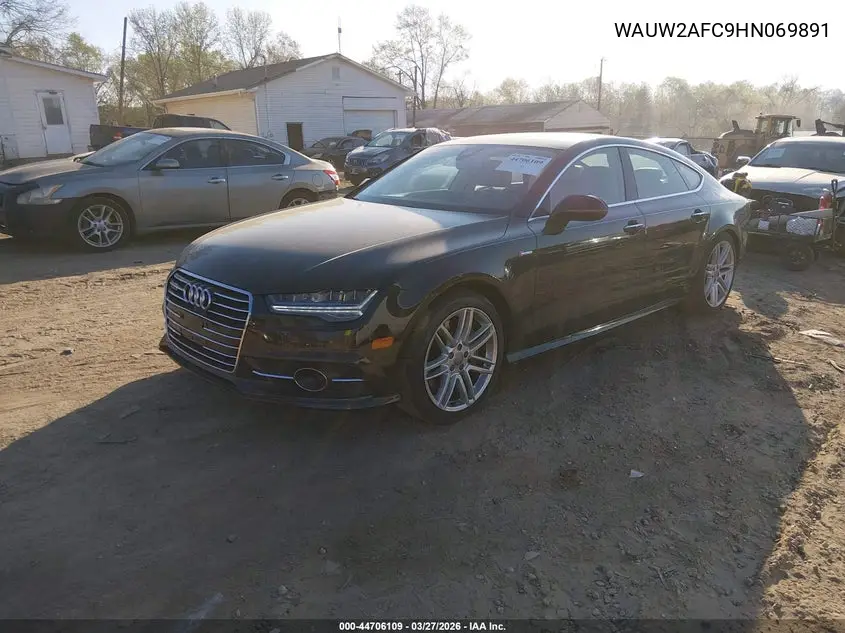2017 Audi A7 3.0T Premium Plus VIN: WAUW2AFC9HN069891 Lot: 44706109