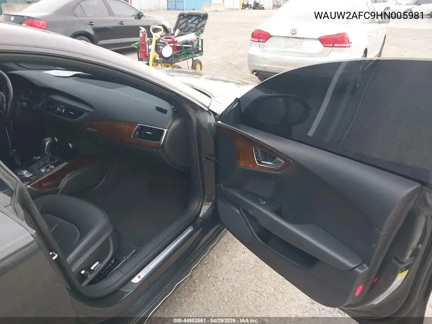 2017 Audi A7 3.0T Premium Plus VIN: WAUW2AFC9HN005981 Lot: 44982861
