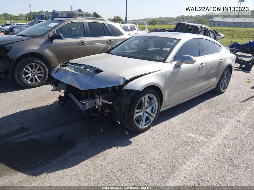 2017 Audi A7 3.0T Premium Plus VIN: WAU22AFC6HN130323 Lot: 45055373