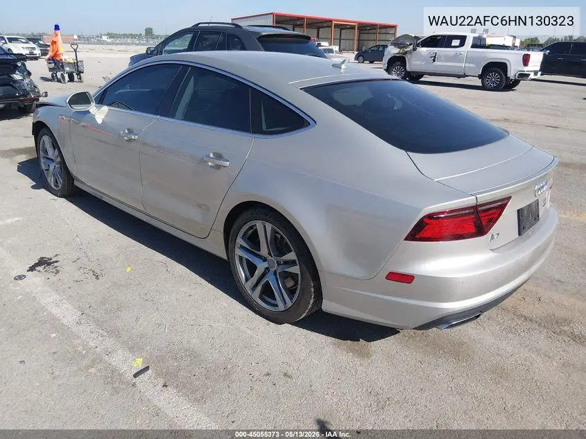 2017 Audi A7 3.0T Premium Plus VIN: WAU22AFC6HN130323 Lot: 45055373