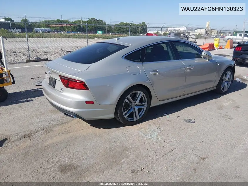 2017 Audi A7 3.0T Premium Plus VIN: WAU22AFC6HN130323 Lot: 45055373