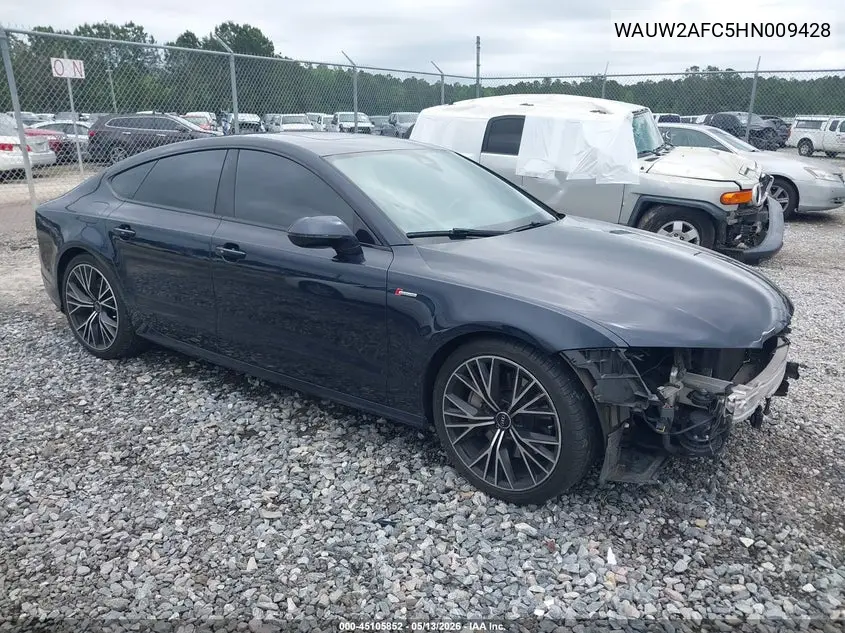 2017 Audi A7 3.0T Premium Plus VIN: WAUW2AFC5HN009428 Lot: 45105852