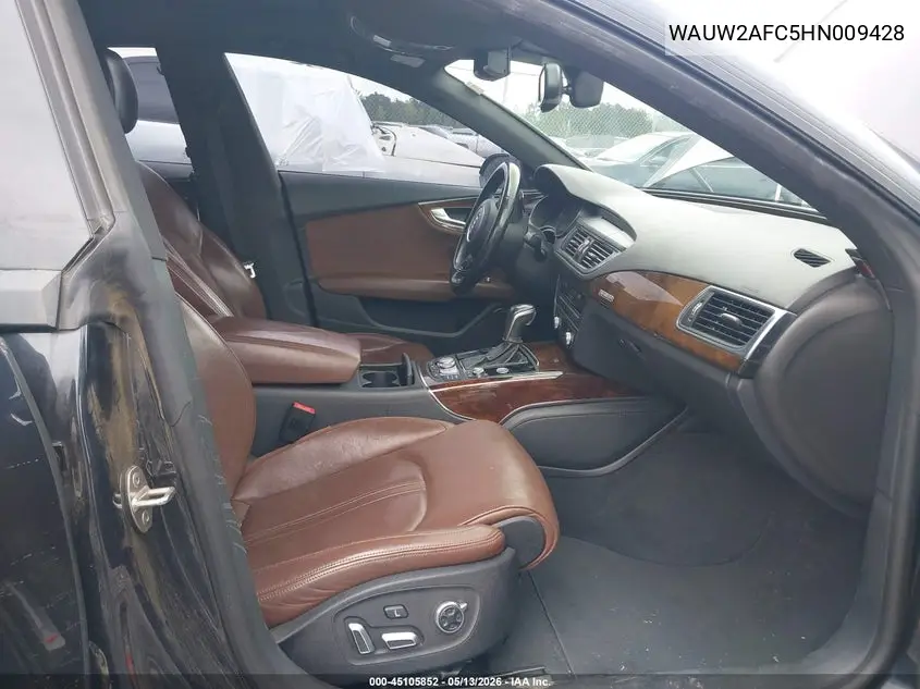 2017 Audi A7 3.0T Premium Plus VIN: WAUW2AFC5HN009428 Lot: 45105852