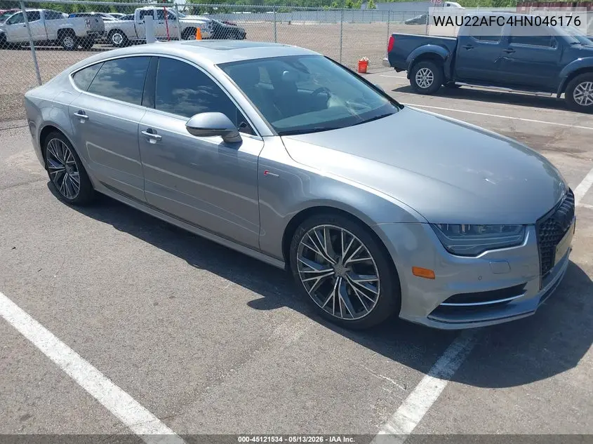 2017 Audi A7 3.0T Premium Plus VIN: WAU22AFC4HN046176 Lot: 45121534