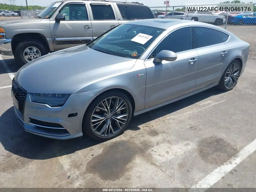 2017 Audi A7 3.0T Premium Plus VIN: WAU22AFC4HN046176 Lot: 45121534