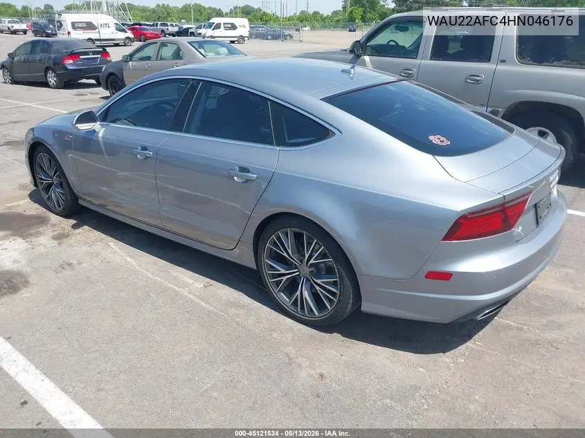 2017 Audi A7 3.0T Premium Plus VIN: WAU22AFC4HN046176 Lot: 45121534