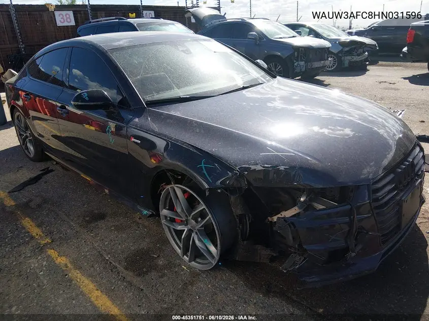 2017 Audi A7 Competition Prestige VIN: WAUW3AFC8HN031596 Lot: 45351751