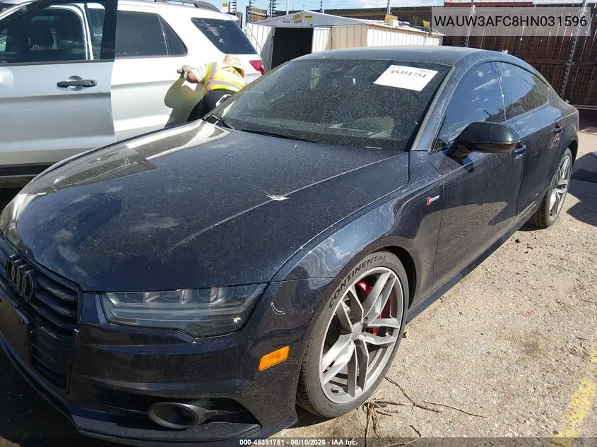 2017 Audi A7 Competition Prestige VIN: WAUW3AFC8HN031596 Lot: 45351751