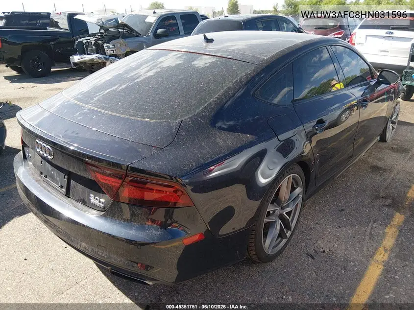 2017 Audi A7 Competition Prestige VIN: WAUW3AFC8HN031596 Lot: 45351751