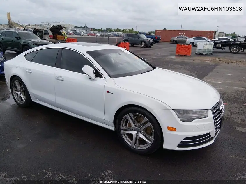 2017 Audi A7 Premium Plus VIN: WAUW2AFC6HN103608 Lot: 45441897