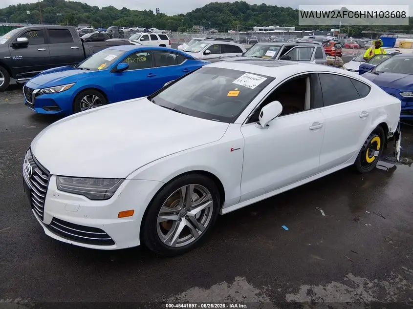 2017 Audi A7 Premium Plus VIN: WAUW2AFC6HN103608 Lot: 45441897