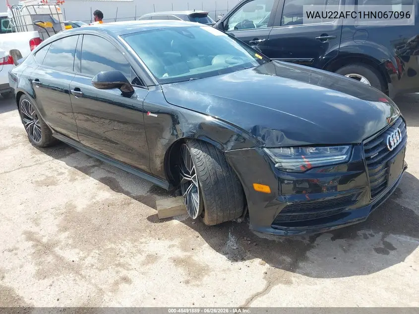 2017 Audi A7 3.0T Premium Plus VIN: WAU22AFC1HN067096 Lot: 45491889