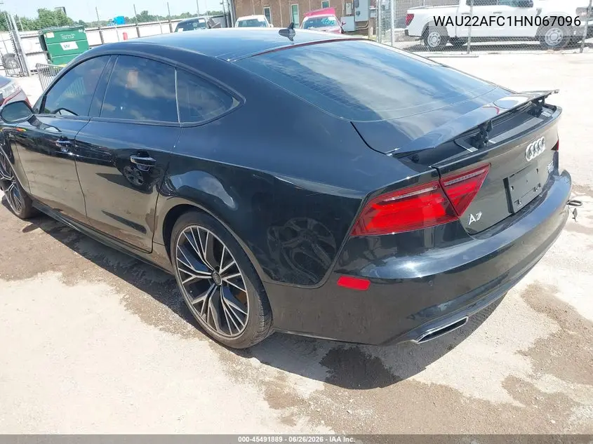 2017 Audi A7 3.0T Premium Plus VIN: WAU22AFC1HN067096 Lot: 45491889