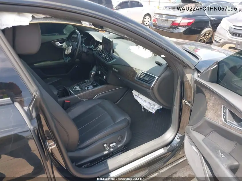 2017 Audi A7 3.0T Premium Plus VIN: WAU22AFC1HN067096 Lot: 45491889