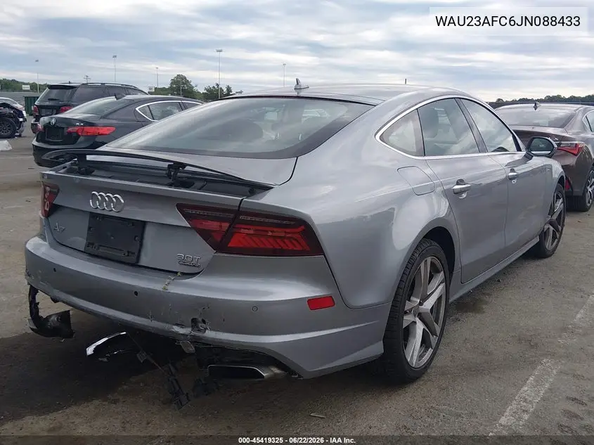 2018 Audi A7 3.0T Premium Plus VIN: WAU23AFC6JN088433 Lot: 45419325