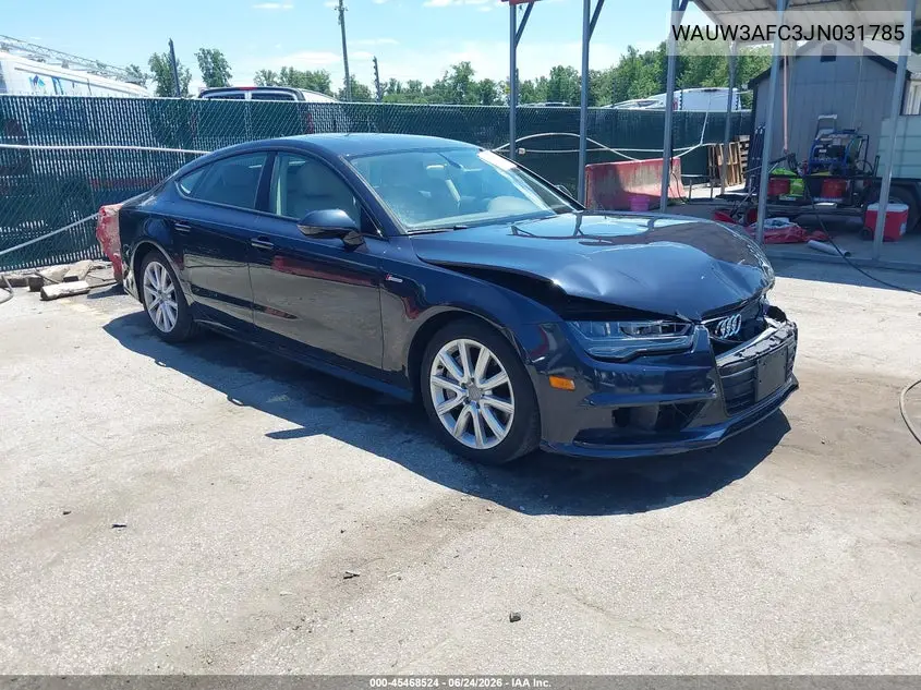 2018 Audi A7 3.0T Premium Plus VIN: WAUW3AFC3JN031785 Lot: 45468524