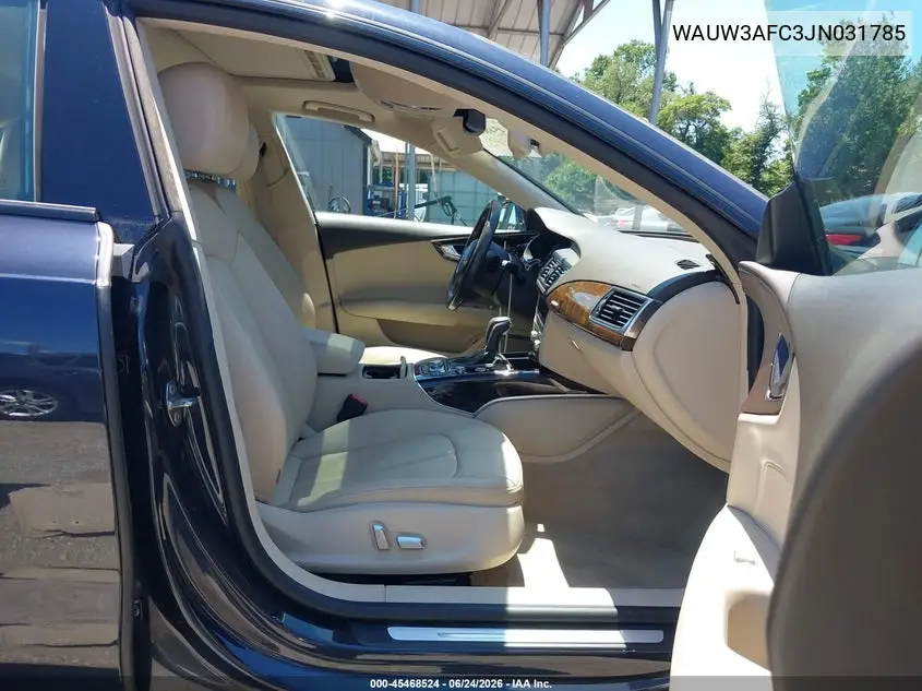 2018 Audi A7 3.0T Premium Plus VIN: WAUW3AFC3JN031785 Lot: 45468524
