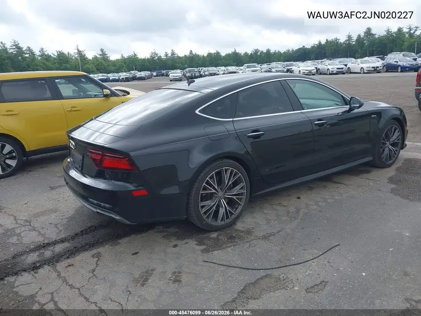 2018 Audi A7 3.0T Premium Plus VIN: WAUW3AFC2JN020227 Lot: 45476099