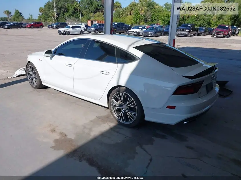 2018 Audi A7 3.0T Premium Plus VIN: WAU23AFC0JN082692 Lot: 45568696