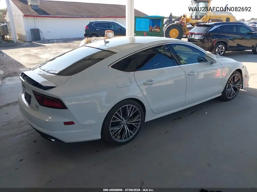 2018 Audi A7 3.0T Premium Plus VIN: WAU23AFC0JN082692 Lot: 45568696