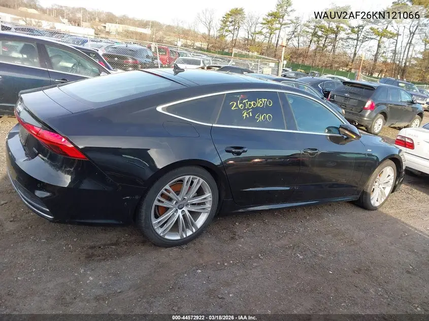 2019 Audi A7 55 Premium VIN: WAUV2AF26KN121066 Lot: 44572922