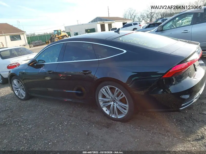 2019 Audi A7 55 Premium VIN: WAUV2AF26KN121066 Lot: 44572922
