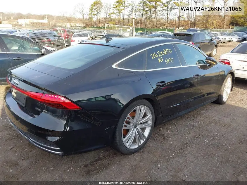 2019 Audi A7 55 Premium VIN: WAUV2AF26KN121066 Lot: 44572922